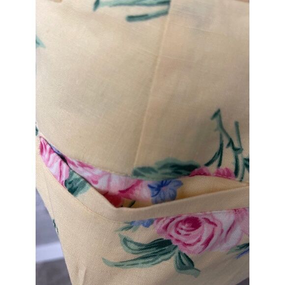 LAUREN Ralph Lauren Petite Linen Multicolored Floral Shorts Size 6P - Picture 6 of 11